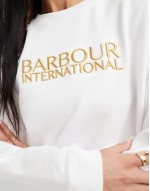 Dakota crew neck sweatshirt in white