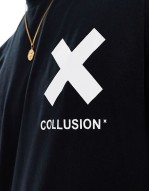 Unisex logo cotton t-shirt in black