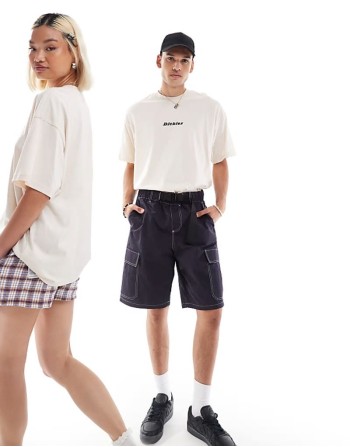 enterprise oversized t-shirt in off white