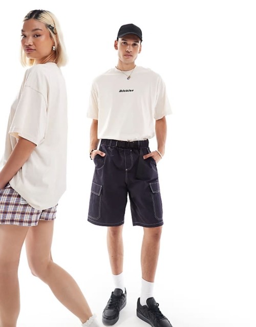 enterprise oversized t-shirt in off white