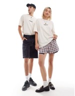 enterprise oversized t-shirt in off white