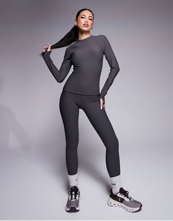 active rib performance set in slate grey