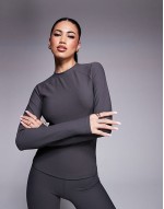 active rib performance set in slate grey