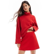 Premium supersoft co-ord in red