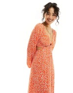 Last Call maxi beach dress in red